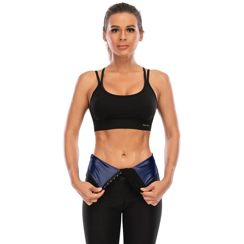 Ladies' Body Shaping Trousers High Waist Tight Fitness Sauna Pants Breasted Abdomen Control Sweat Three/Five/Nine Point Pants