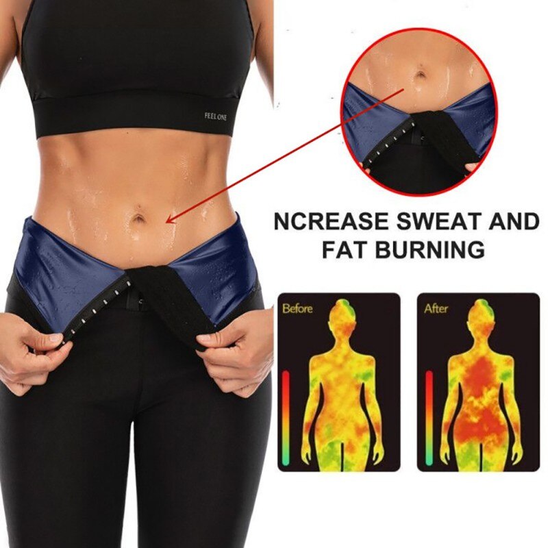 Ladies' Body Shaping Trousers High Waist Tight Fitness Sauna Pants Breasted Abdomen Control Sweat Three/Five/Nine Point Pants